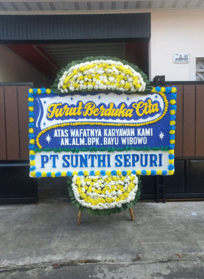 Papan Bunga Duka di Molosifat U